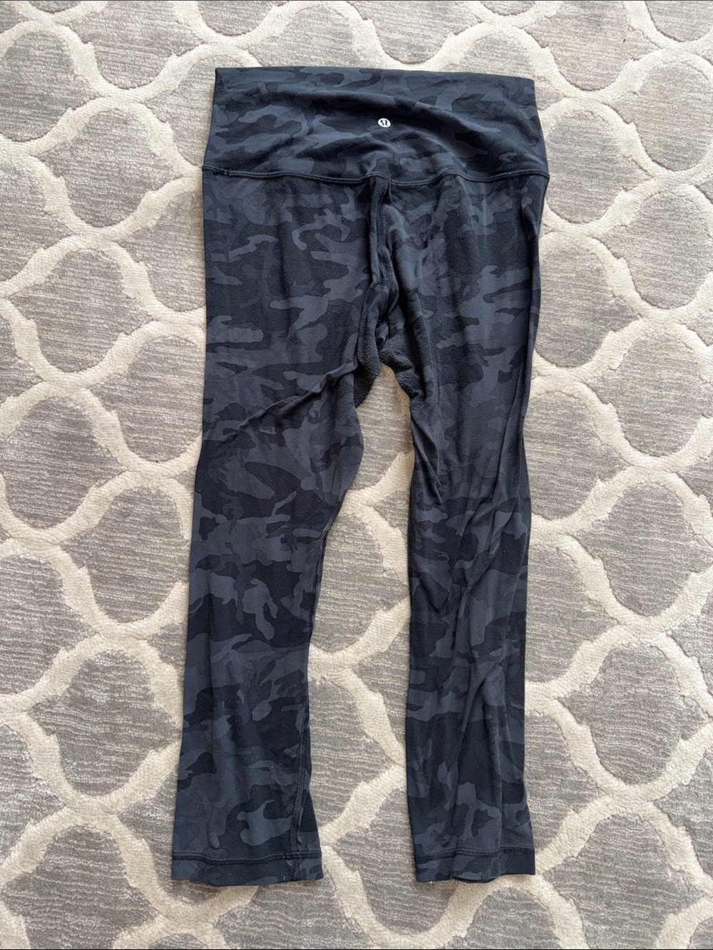 lululemon athletica Kids Dark Gray Camo Leggings